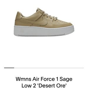 AF1s “desert ore”/tan.